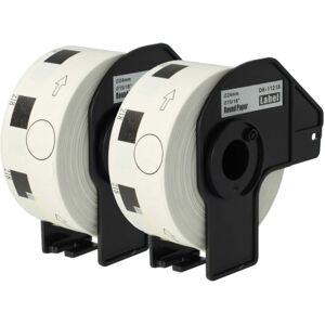 Vhbw - 2x Label Roll with Holder 24mm (1000 Label) compatible with Brother pt QL-710W, QL-720, QL720NW Label Maker - Premium White Vhbw - 2x Label Roll with Holder 24mm (1000 Label) compatible with Brother pt QL-710W, QL-720, QL720NW Label Maker - Premium White