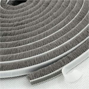 Cyslmuk - Weather Stripping Brush for Sliding Windows/Doors Frame Side,Pile Self Adhesive Weatherstrip Seal Strip Sealer Draft Stoppers (9mmx5mmx6m, Cyslmuk - Weather Stripping Brush for Sliding Windows/Doors Frame Side,Pile Self Adhesive Weatherstrip Seal Strip Sealer Draft Stoppers (9mmx5mmx6m,