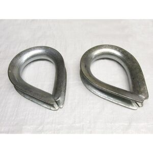 Securefix Direct - X2 28MM Galvanised Thimbles To BS464 - Lifting Heavy Duty Galv 1 1/8 Inch Securefix Direct - X2 28MM Galvanised Thimbles To BS464 - Lifting Heavy Duty Galv 1 1/8 Inch