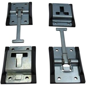 Securefix Direct - X2 Zinc Plated Door Retainers - Truck Motorhome Horsebox Hook & Catch Securefix Direct - X2 Zinc Plated Door Retainers - Truck Motorhome Horsebox Hook & Catch