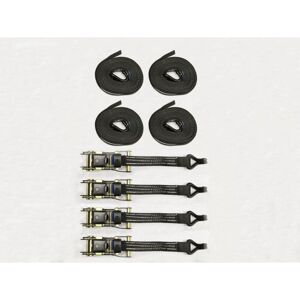 SECUREFIX DIRECT x4 Black 25MM 2M 1.5 Ton Ratchet Straps - 1500KG Metre Tie Down Lashing Claw J Hook SECUREFIX DIRECT x4 Black 25MM 2M 1.5 Ton Ratchet Straps - 1500KG Metre Tie Down Lashing Claw J Hook