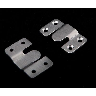 Mumu - 10 Pack Hidden Flush Mount Brackets, Heavy Duty Interlocking Hanging Brackets, Furniture Connectors, Stainless Steel Wall Mount Accessories Mumu - 10 Pack Hidden Flush Mount Brackets, Heavy Duty Interlocking Hanging Brackets, Furniture Connectors, Stainless Steel Wall Mount Accessories