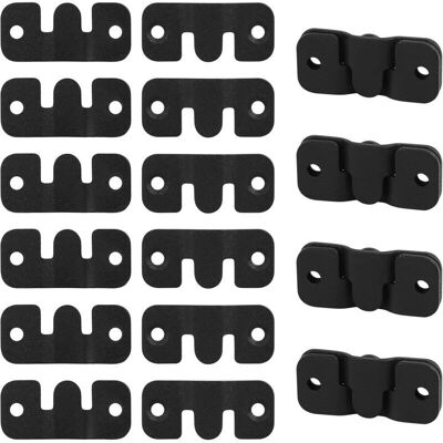 TEHTUY 10 Pairs of Concealed Recessed Mounting Brackets, Wall Mounting Interlocking Hanging Brackets, Z-Clip Brackets, Picture Hooks TEHTUY 10 Pairs of Concealed Recessed Mounting Brackets, Wall Mounting Interlocking Hanging Brackets, Z-Clip Brackets, Picture Hooks