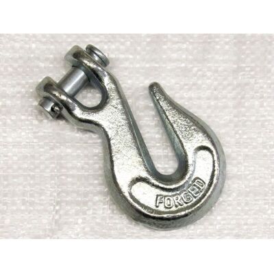Securefix Direct - 12MM Zinc Plated Clevis Grab Hook - Pull Chain 1/2'' Forestry Recovery Shortner Securefix Direct - 12MM Zinc Plated Clevis Grab Hook - Pull Chain 1/2'' Forestry Recovery Shortner