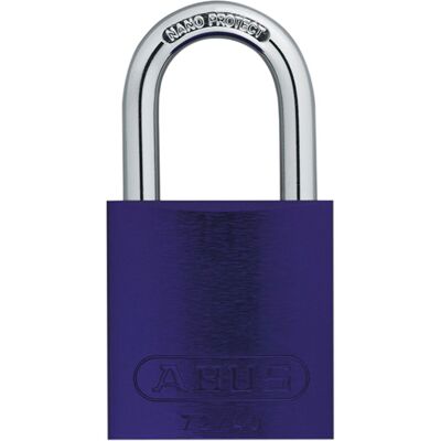 Abus - 45242 72/40mm Aluminium Padlock Violet Keyed Alike TT04072 ABUKA45242 Abus - 45242 72/40mm Aluminium Padlock Violet Keyed Alike TT04072 ABUKA45242
