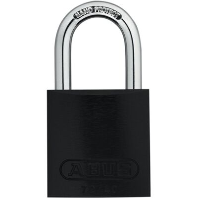 Abus - 45234 72/40mm Aluminium Padlock Black Keyed Alike TT00260 ABUKA45234 Abus - 45234 72/40mm Aluminium Padlock Black Keyed Alike TT00260 ABUKA45234