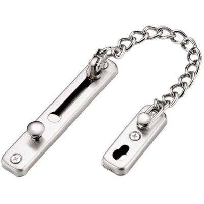YMYNY 1PC Anti-theft Door Chain, Anti-theft Door Lock, Stainless Steel Door Lock, Sliding Door Lock with 4 Screws mumu YMYNY 1PC Anti-theft Door Chain, Anti-theft Door Lock, Stainless Steel Door Lock, Sliding Door Lock with 4 Screws mumu