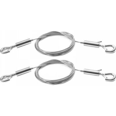 MCBOSON 2Pcs Adjustable Picture Hanging Wire - 2m x 1.5mm Heavy Duty Stainless Steel Kit for Mirrors, Lamps, Signboards and More - Supports up to 30kg MCBOSON 2Pcs Adjustable Picture Hanging Wire - 2m x 1.5mm Heavy Duty Stainless Steel Kit for Mirrors, Lamps, Signboards and More - Supports up to 30kg