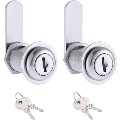 Gotrays - 2pcs Mailbox Lock 1/8 inch (30mm) Security Mailbox Lock, Cabinet Door Locks, Furniture Lock Door Locks for Dresser with 4 Keys Gotrays - 2pcs Mailbox Lock 1/8 inch (30mm) Security Mailbox Lock, Cabinet Door Locks, Furniture Lock Door Locks for Dresser with 4 Keys