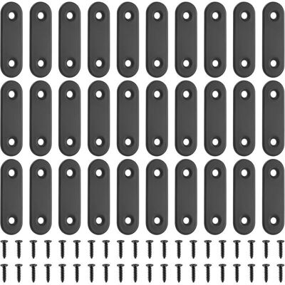 TORMATOR 30 Pcs Flat Assembly Plates, Flat Connectors, Flat Perforated Metal Assembly Tabs, Perforated Plate, Stainless Steel Fixing Bracket, Connecting TORMATOR 30 Pcs Flat Assembly Plates, Flat Connectors, Flat Perforated Metal Assembly Tabs, Perforated Plate, Stainless Steel Fixing Bracket, Connecting