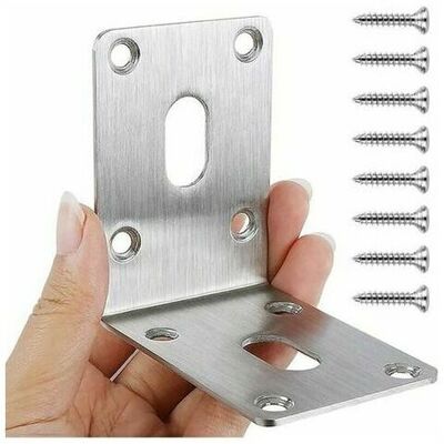DEWDAT 4 Pack 304 Stainless Steel Corner Brackets 70x70x50mm Heavy Duty Brackets Wood Brackets for Shed Shed Raised Bed Workbench Etc. DEWDAT 4 Pack 304 Stainless Steel Corner Brackets 70x70x50mm Heavy Duty Brackets Wood Brackets for Shed Shed Raised Bed Workbench Etc.