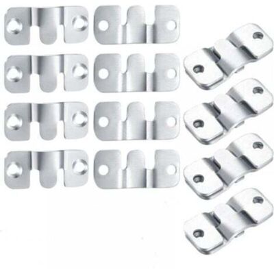 TEHTUY 8PCS Concealed Recessed Mounting Brackets, Picture Frame Hooks, Wall-Mounted Picture Hangers, Interlocking Hanging Brackets, Furniture Connectors for TEHTUY 8PCS Concealed Recessed Mounting Brackets, Picture Frame Hooks, Wall-Mounted Picture Hangers, Interlocking Hanging Brackets, Furniture Connectors for