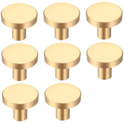 MCBOSON 8PCS Furniture Knob Cabinet Handle Brass Knob 30x20mm Drawer Pull Handle Round Door Knobs with 25mm Screws MCBOSON 8PCS Furniture Knob Cabinet Handle Brass Knob 30x20mm Drawer Pull Handle Round Door Knobs with 25mm Screws