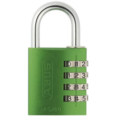 Abus - 49865 145/40 40mm Aluminium Combination Padlock Random Colour 49865 Abus - 49865 145/40 40mm Aluminium Combination Padlock Random Colour 49865