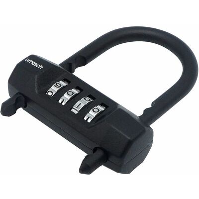 Am-tech - 4-Digit Adjustable Combination Padlock (30-65mm) - T1885 Am-tech - 4-Digit Adjustable Combination Padlock (30-65mm) - T1885