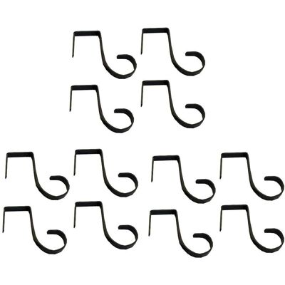 SELECTIONS Bracket Fence Panel Hooks (Set of 12) SELECTIONS Bracket Fence Panel Hooks (Set of 12)
