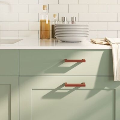 vidaXL Cabinet Handles 20 Pcs. Bronze 96 mm Stainless Steel vidaXL Cabinet Handles 20 Pcs. Bronze 96 mm Stainless Steel
