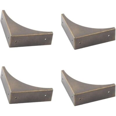 Ccykxa - 4Pcs Metal Corner Guard For Furniture, Antique Bronze Edge Guard Bracket, Edge Guard Metal Corner Guard For Furniture Ccykxa - 4Pcs Metal Corner Guard For Furniture, Antique Bronze Edge Guard Bracket, Edge Guard Metal Corner Guard For Furniture