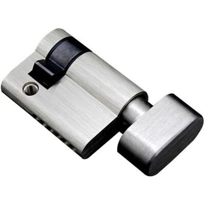 CCYKXA Lock cylinder, 45 mm single opening, all copper with knob for concealed doors, emergency exit doors, partition doors, 45 x 32.8 mm (bright CCYKXA Lock cylinder, 45 mm single opening, all copper with knob for concealed doors, emergency exit doors, partition doors, 45 x 32.8 mm (bright