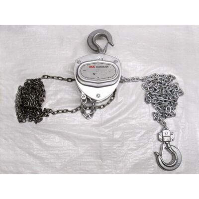 Securefix Direct - Dacromet Chain Hoist Block 3 Ton 3 Metre (3000KG 3T 3M Corrosion Resistant) Securefix Direct - Dacromet Chain Hoist Block 3 Ton 3 Metre (3000KG 3T 3M Corrosion Resistant)