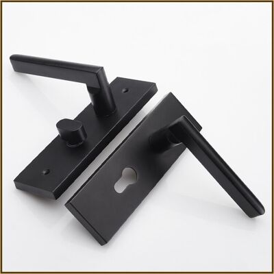 Dewdat - Door Handle Lever, Euro Lever Lock, Cylinder, Copper Keys, Zinc Alloy Dewdat - Door Handle Lever, Euro Lever Lock, Cylinder, Copper Keys, Zinc Alloy