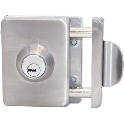 BEIJIYI Double Glass Door Lock, Stainless Steel, Frameless Open Door Hooks for 10-12mm Thick Glass BEIJIYI Double Glass Door Lock, Stainless Steel, Frameless Open Door Hooks for 10-12mm Thick Glass