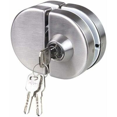 TEHTUY Double lock for 304 stainless steel glass doors, both sides open with frameless door hooks for 10-12mm thick glass TEHTUY Double lock for 304 stainless steel glass doors, both sides open with frameless door hooks for 10-12mm thick glass