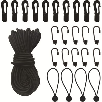 COOCHEER Elastic Bungee Cord with Hook, Bungee Cord, Bouncing Ball for Kayak, Canoe Kit, Indoor Outdoor Activities, Water Sports COOCHEER Elastic Bungee Cord with Hook, Bungee Cord, Bouncing Ball for Kayak, Canoe Kit, Indoor Outdoor Activities, Water Sports