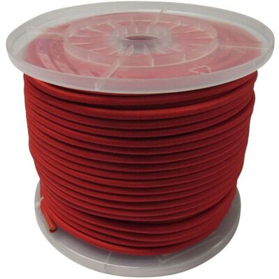 SECUREFIX DIRECT Elastic Bungee Rope Shock Cord 8MM Red (100M Reel Elasticated Tie Down) SECUREFIX DIRECT Elastic Bungee Rope Shock Cord 8MM Red (100M Reel Elasticated Tie Down)