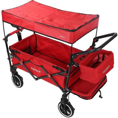 Folding/foldable wagon FX-CT850 Red - Fuxtec Folding/foldable wagon FX-CT850 Red - Fuxtec