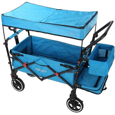 Folding/foldable wagon FX-CT850 Turquois/ Blue - Fuxtec Folding/foldable wagon FX-CT850 Turquois/ Blue - Fuxtec
