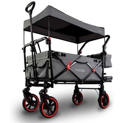 Folding/foldable wagon FX-CT850 Grey - Fuxtec Folding/foldable wagon FX-CT850 Grey - Fuxtec