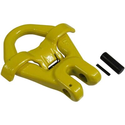 SECUREFIX DIRECT Grade 80 Clevis Skip Hook with Spring Gate 13MM (5.3 Ton Chain Lifting Bin Lift 5300KG G80) SECUREFIX DIRECT Grade 80 Clevis Skip Hook with Spring Gate 13MM (5.3 Ton Chain Lifting Bin Lift 5300KG G80)