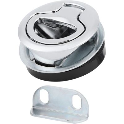 Gotrays - Jinyu Marine Stainless Steel Flush Pull Hatch Latch Latch, Boat Hatch Handle Rv Toolbox Door Lock Built-in Pull Can Lock Delicate Zinc Gotrays - Jinyu Marine Stainless Steel Flush Pull Hatch Latch Latch, Boat Hatch Handle Rv Toolbox Door Lock Built-in Pull Can Lock Delicate Zinc
