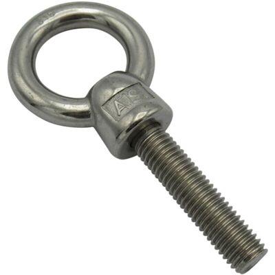 Securefix Direct - M16 Long Shank Eye Bolt Stainless Steel (150MM Metric Thread Rope Cable Marine Grade) Securefix Direct - M16 Long Shank Eye Bolt Stainless Steel (150MM Metric Thread Rope Cable Marine Grade)