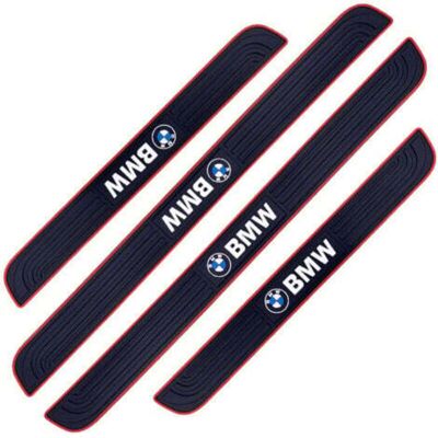 TEHTUY PCS Car Door Sill Bars Threshold Plate Protectors Car Sticker Adhesive Film for Door Sill Protection Car Door Sill Guard Plate in Soft PVC Rubber TEHTUY PCS Car Door Sill Bars Threshold Plate Protectors Car Sticker Adhesive Film for Door Sill Protection Car Door Sill Guard Plate in Soft PVC Rubber
