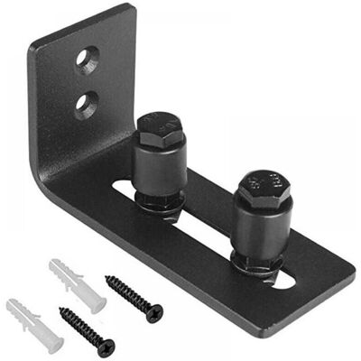 Ymyny - Piece Floor Guide for Sliding Doors, Floor Guide for Barn Doors, Wall Mounted Adjustable Carbon Steel Floor Bracket, Floor Guide Ymyny - Piece Floor Guide for Sliding Doors, Floor Guide for Barn Doors, Wall Mounted Adjustable Carbon Steel Floor Bracket, Floor Guide