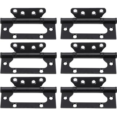 STUNACY 3set Door Hinge Zinc Alloy Flat Open Mute Bearing Hinges Window Furniture Hardware Fitting Black STUNACY 3set Door Hinge Zinc Alloy Flat Open Mute Bearing Hinges Window Furniture Hardware Fitting Black