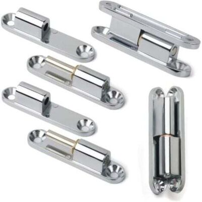 OEM Set Of 4 Door Hinges, Screw-on Hinge, Removable Silent Hinge Made Of Zinc Alloy, 180-degree Swivel, Applicable To All Types Of Door Installations (80 Mm) OEM Set Of 4 Door Hinges, Screw-on Hinge, Removable Silent Hinge Made Of Zinc Alloy, 180-degree Swivel, Applicable To All Types Of Door Installations (80 Mm)