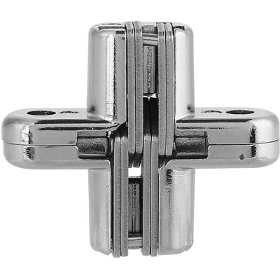STUNACY Zinc Alloy Hidden Hinges Invisible Concealed Cross Door Hinge Bearing Silver (xs) STUNACY Zinc Alloy Hidden Hinges Invisible Concealed Cross Door Hinge Bearing Silver (xs)