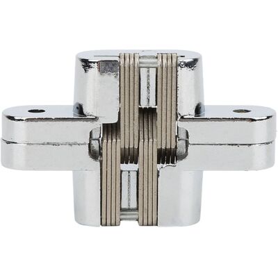 STUNACY Zinc Alloy Hidden Hinges Invisible Concealed Cross Door Hinge Bearing Silver (l) STUNACY Zinc Alloy Hidden Hinges Invisible Concealed Cross Door Hinge Bearing Silver (l)