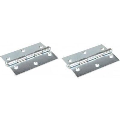 Ibfm Heavy-Duty 90x75 Zinc-Plated Hinge - 1 Pair Ibfm Heavy-Duty 90x75 Zinc-Plated Hinge - 1 Pair