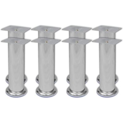 vidaXL Chrome Sofa Legs 8 pcs 180mm vidaXL Chrome Sofa Legs 8 pcs 180mm