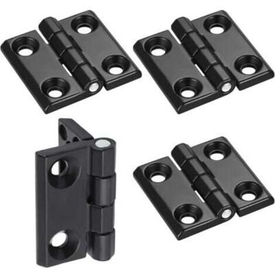 OEM 4 Pieces Flat Folding Butt Hinge Holes Ball Bearing Black Aluminum Exterior Hinges Stainless Steel Hinge Heavy Duty Door Hinge OEM 4 Pieces Flat Folding Butt Hinge Holes Ball Bearing Black Aluminum Exterior Hinges Stainless Steel Hinge Heavy Duty Door Hinge