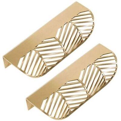 MCBOSON Promotion Leaf Shape Drawer Handle Brass Furniture Door Knob Pull Cabinet Wardrobe Door Handle (2PCS)--TRIMEC MCBOSON Promotion Leaf Shape Drawer Handle Brass Furniture Door Knob Pull Cabinet Wardrobe Door Handle (2PCS)--TRIMEC
