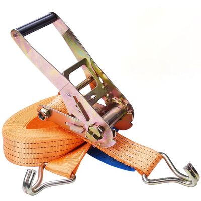 Memkey - Ratchet straps, lashing straps 10 mx 50 mm for a nominal load of 2000 kg with tension hooks and tensioning straps Memkey - Ratchet straps, lashing straps 10 mx 50 mm for a nominal load of 2000 kg with tension hooks and tensioning straps