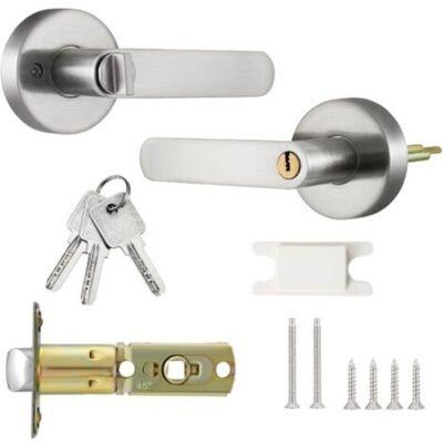 MCBOSON Round Knob Lock Door Latch, Tulip Design Door Lock, Rotating Door Knob, Rotating Door Handle MCBOSON Round Knob Lock Door Latch, Tulip Design Door Lock, Rotating Door Knob, Rotating Door Handle