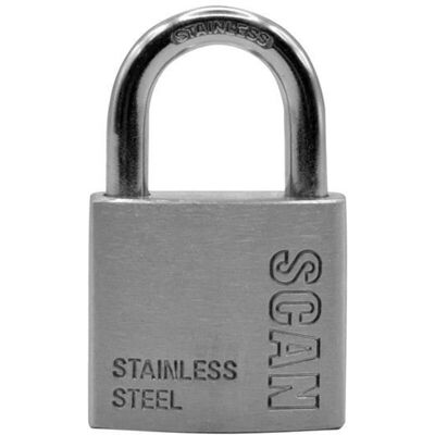Scan ZB111-38 Stainless Steel Padlock - Padlock Scan ZB111-38 Stainless Steel Padlock - Padlock