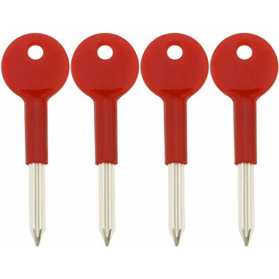 Mumu - Security Bracket Bolt Keys for Door Window Locks Replacement Star Key 8cm Length Zinc Alloy Door Window Hardware Mumu - Security Bracket Bolt Keys for Door Window Locks Replacement Star Key 8cm Length Zinc Alloy Door Window Hardware