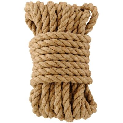 TEHTUY STANDERS twisted jute rope Dia.14 mm x L.10 m TEHTUY STANDERS twisted jute rope Dia.14 mm x L.10 m